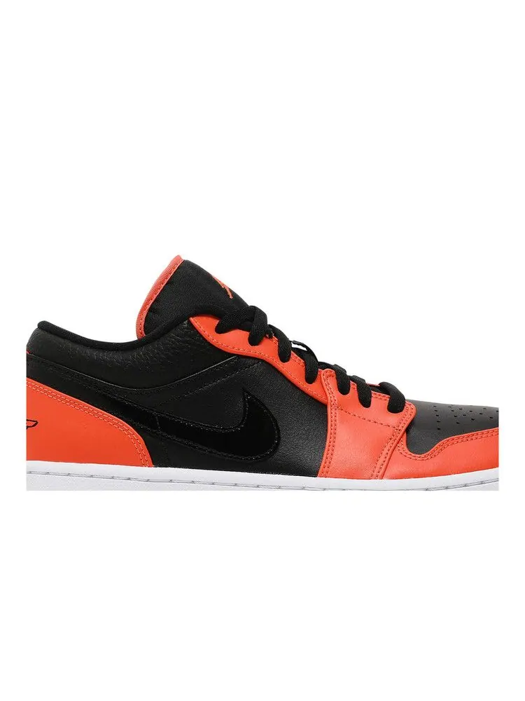 Кроссовки Air Jordan Air Jordan 1 Low SE 'Black Turf Orange' — изображение 3 из 9, черный/оранжевый/белый