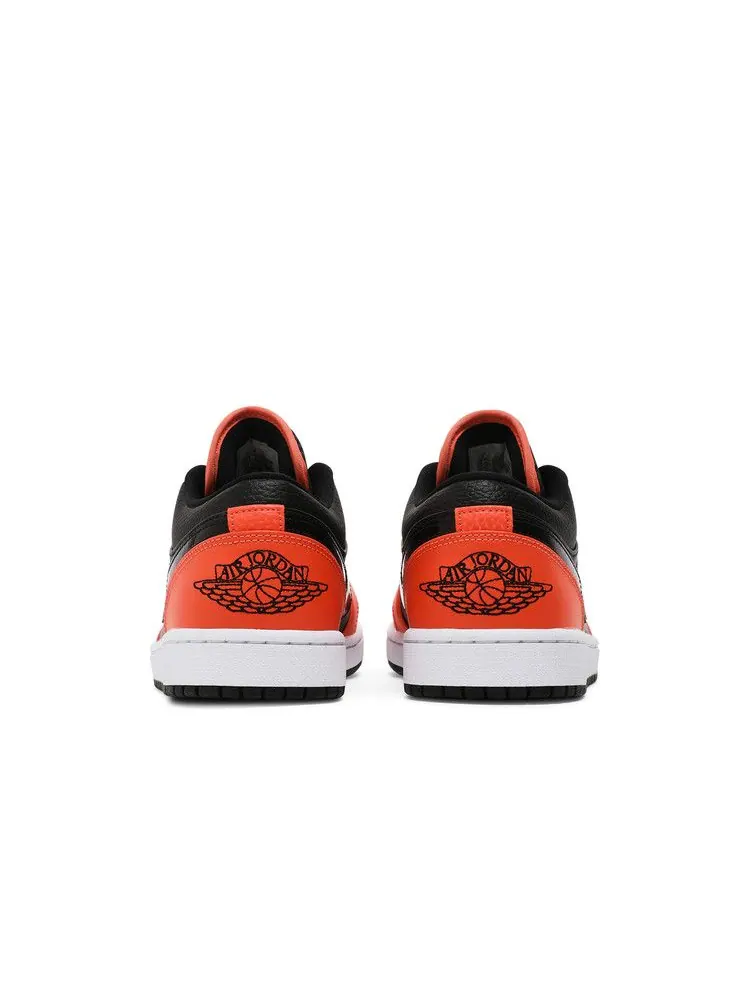 Кроссовки Air Jordan Air Jordan 1 Low SE 'Black Turf Orange' — изображение 7 из 9, черный/оранжевый/белый