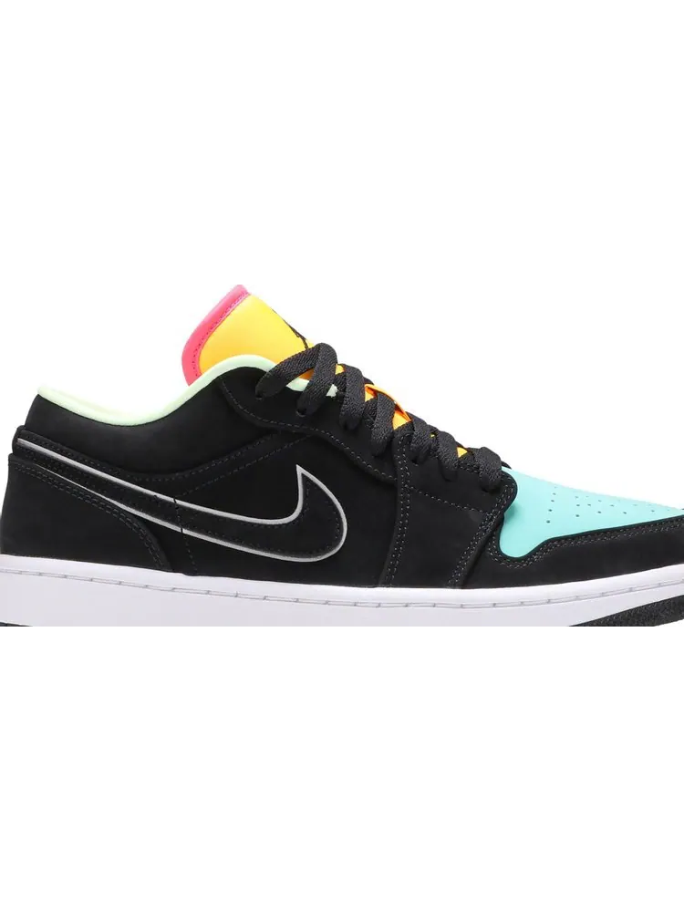 Кроссовки Air Jordan 1 Low SE Aurora Green — изображение 2 из 8, черный
