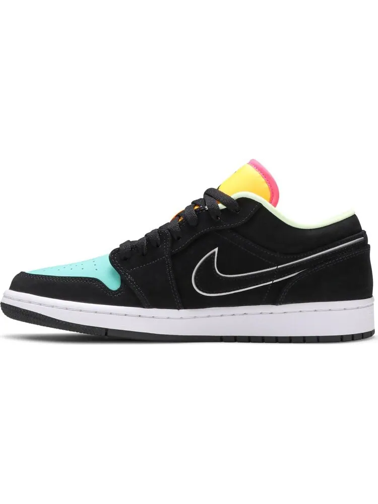 Кроссовки Air Jordan 1 Low SE Aurora Green — изображение 3 из 8, черный