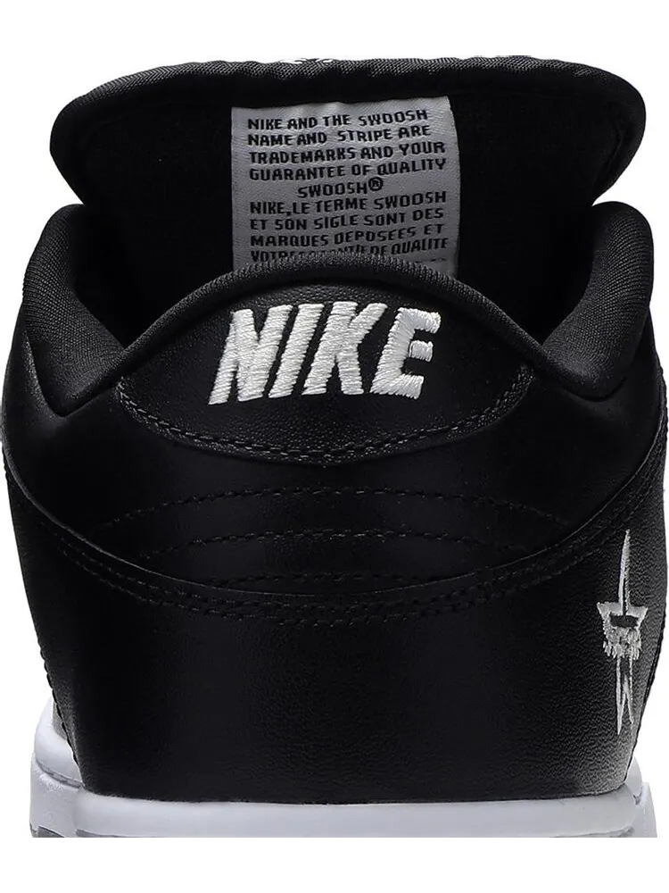 Кроссовки Nike Supreme x Dunk SB Low QS 'Metallic Silver' — изображение 7 из 8, серебряный