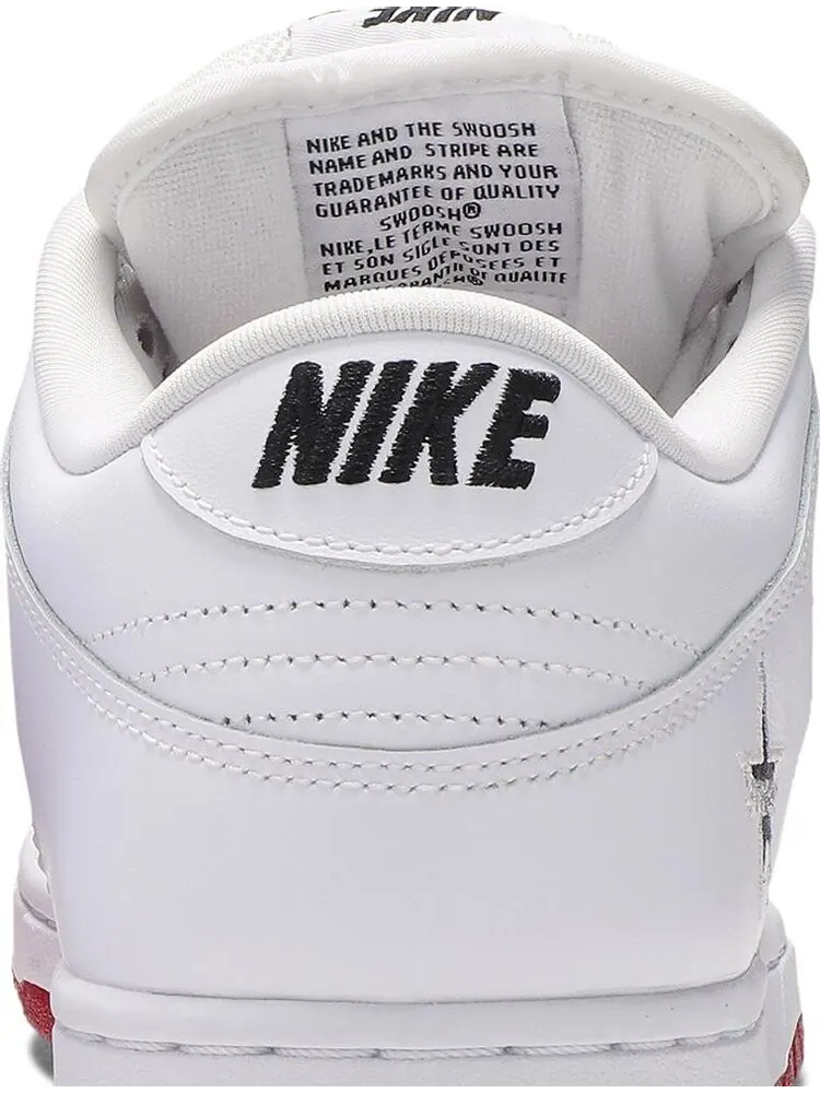 Кроссовки Nike Supreme x Dunk SB Low 'Varsity Red' — изображение 7 из 8, красный