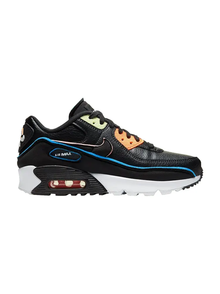 Кроссовки Nike Air Max 90 SE GS 'Multi-Color' — изображение 1 из 1, черный