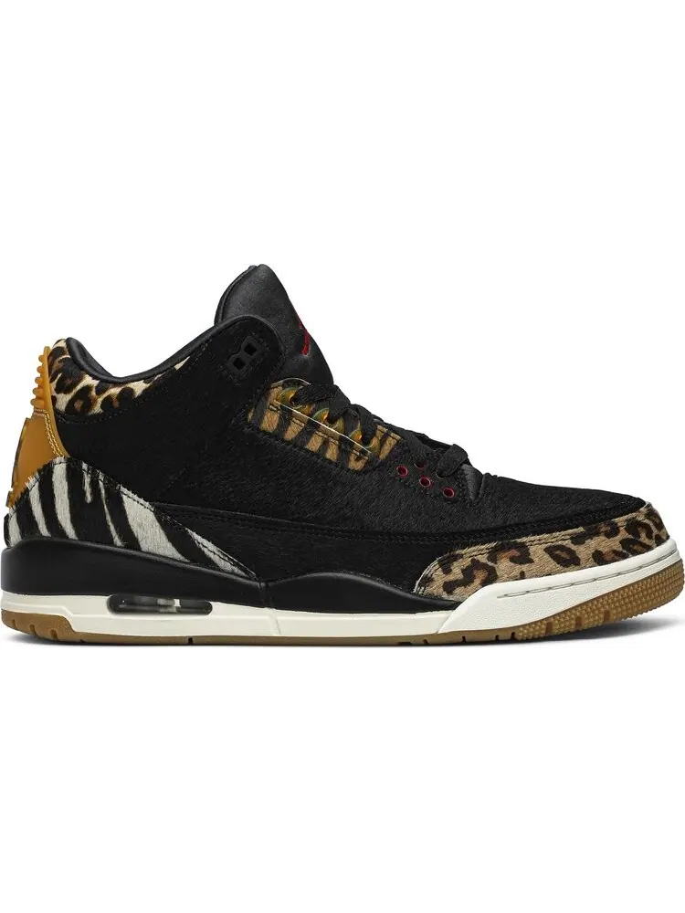 Кроссовки Air Jordan 3 Retro SE Animal Instinct — изображение 1 из 8, черный
