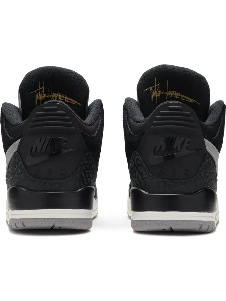 Кроссовки Air Jordan 3 Retro Tinker SP Black Cement — изображение 6 из 8, черный