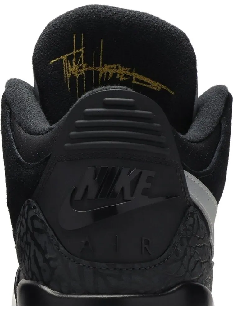 Кроссовки Air Jordan 3 Retro Tinker SP Black Cement — изображение 7 из 8, черный