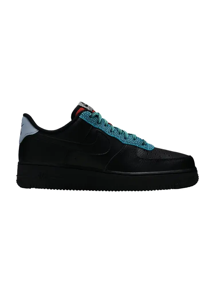 Кроссовки Nike Air Force 1 '07 LV8 4 'Black Obsidian Mist' — изображение 1 из 9, черный/черный