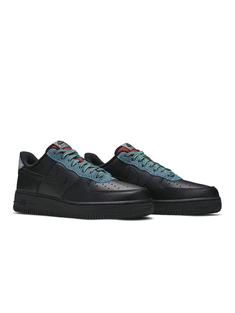 Кроссовки Nike Air Force 1 '07 LV8 4 'Black Obsidian Mist' — изображение 9 из 9, черный/черный