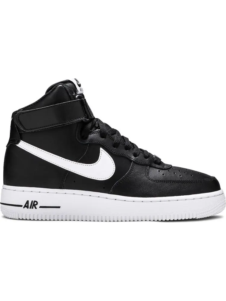 Кроссовки Nike Air Force 1 High 'Black White' — изображение 1 из 8, черный