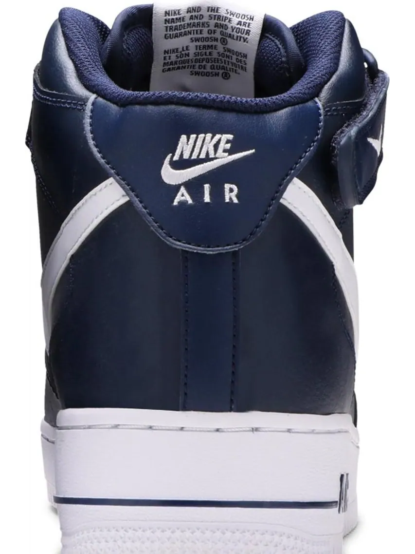 Кроссовки Nike Air Force 1 '07 Mid 'Navy' — изображение 7 из 8, синий