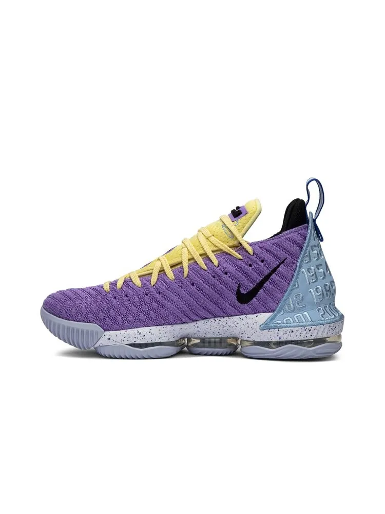 Кроссовки Nike LeBron 16 'Lakers Heritage' — изображение 3 из 4, фиолетовый