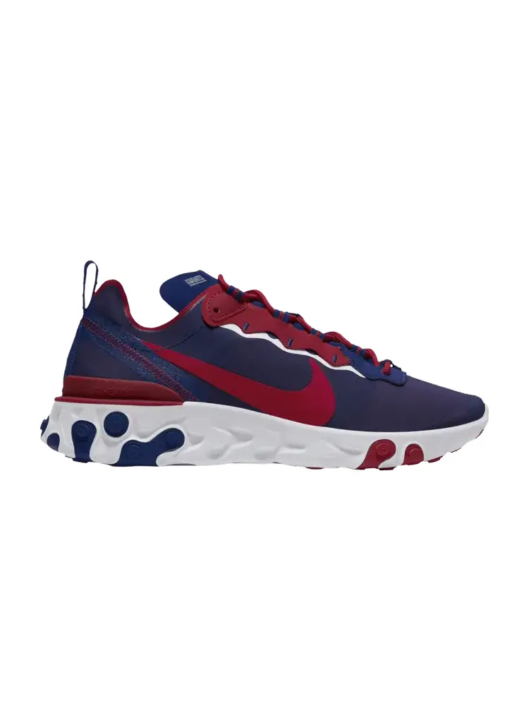 Кроссовки Nike NFL x React Element 55 'New York Giants' — изображение 1 из 1, синий/белый/красный