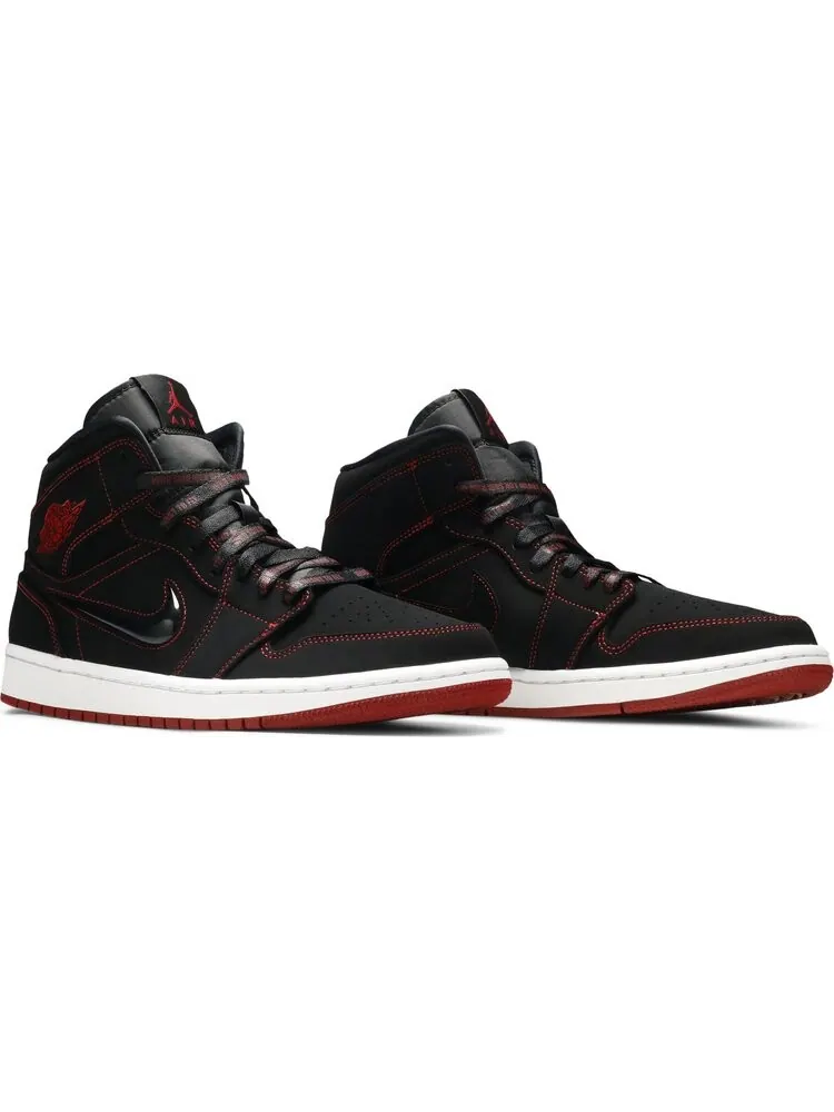 Кроссовки Air Jordan 1 Mid Come Fly With Me — изображение 8 из 8, черный