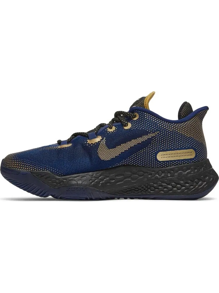 Кроссовки Nike Air Zoom BB NXT 'Blue Metallic Gold' — изображение 3 из 8, синий