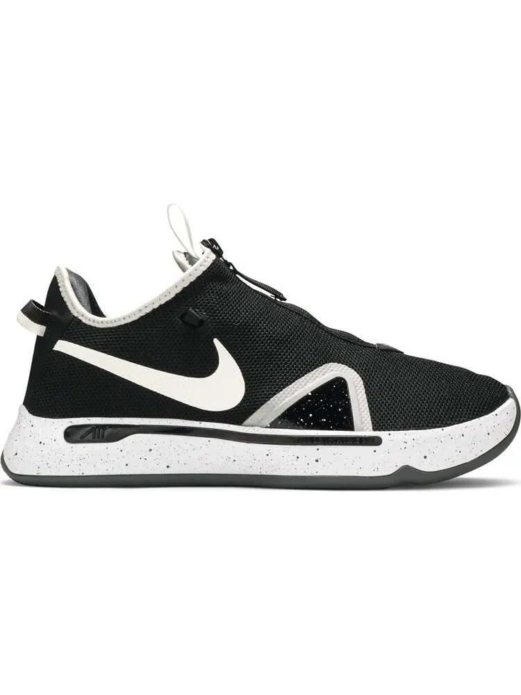 Кроссовки Nike PG 4 Team 'Black Platinum' — изображение 1 из 8, черный
