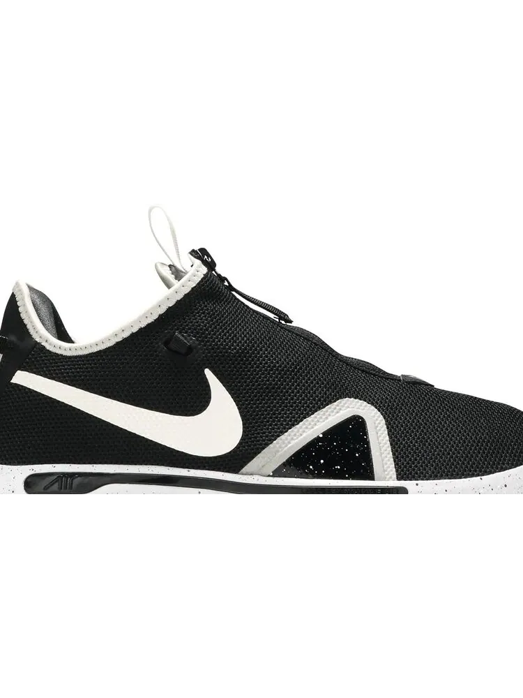 Кроссовки Nike PG 4 Team 'Black Platinum' — изображение 2 из 8, черный