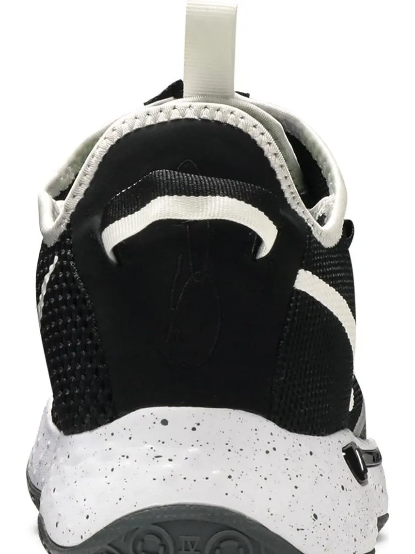 Кроссовки Nike PG 4 Team 'Black Platinum' — изображение 7 из 8, черный