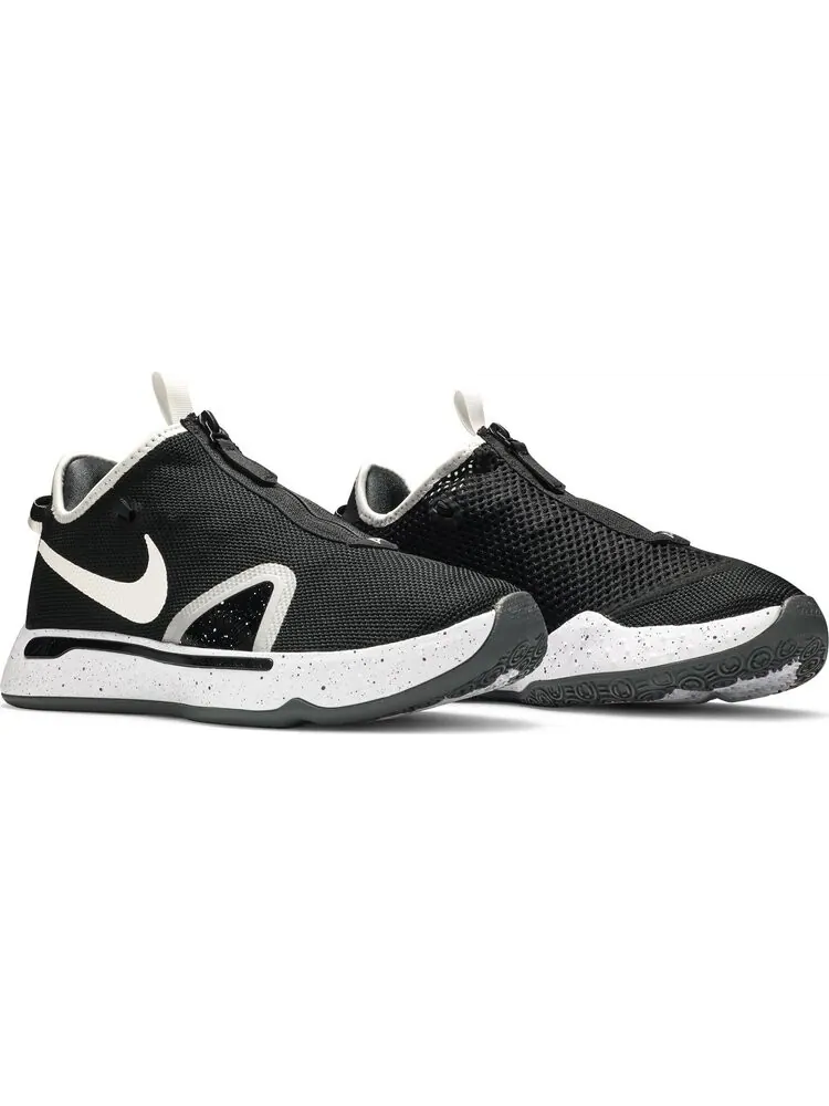 Кроссовки Nike PG 4 Team 'Black Platinum' — изображение 8 из 8, черный