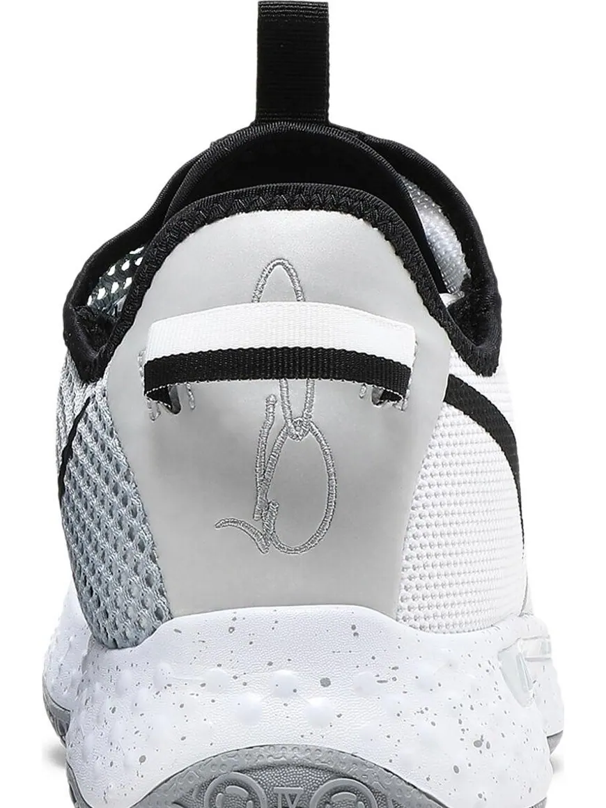 Кроссовки Nike PG 4 Team 'White Wolf Grey' — изображение 7 из 8, белый