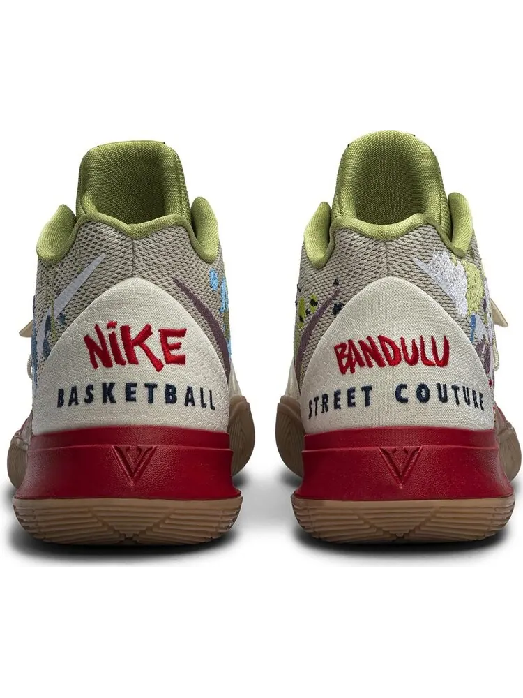 Кроссовки Nike Bandulu x Kyrie 5 'Embroidered Splatters' — изображение 6 из 8, бежевый