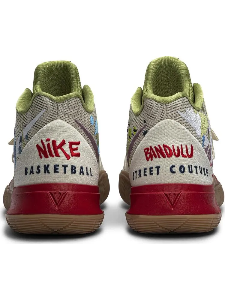 Кроссовки Nike Bandulu x Kyrie 5 EP 'Embroidered Splatters' — изображение 6 из 8, бежевый