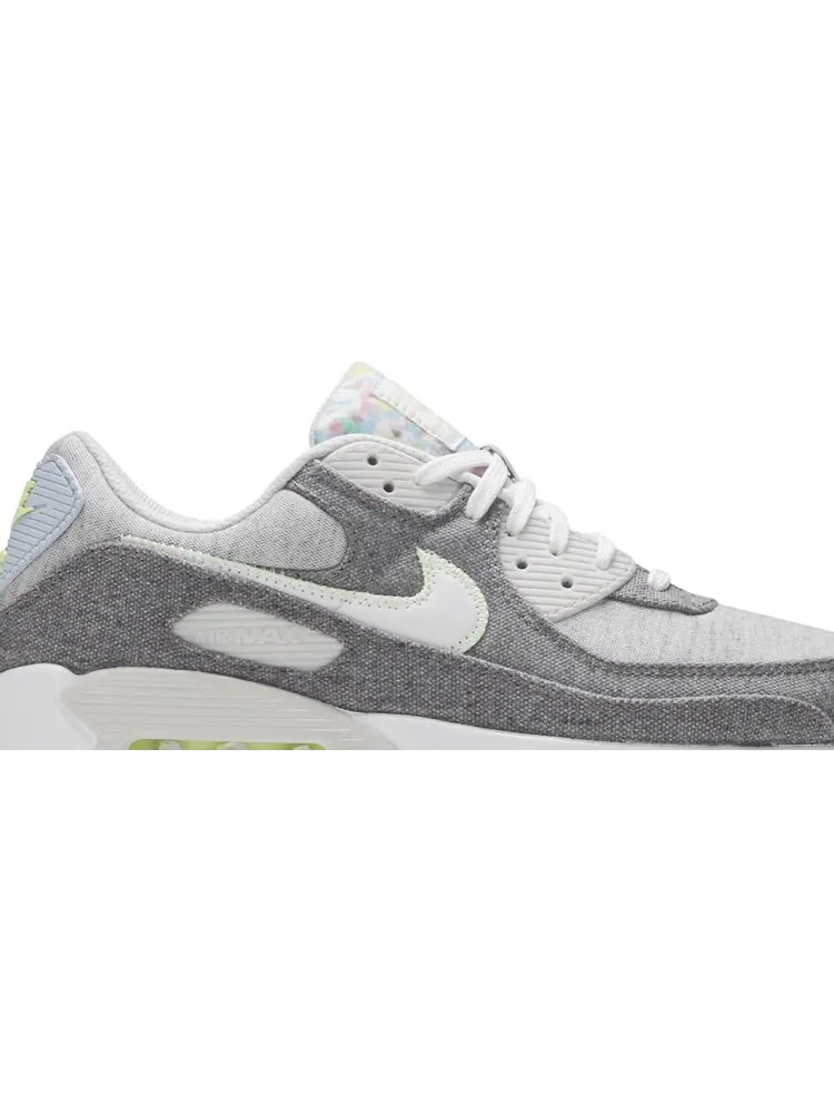 Кроссовки Nike Air Max 90 'Recycled Canvas Pack' — изображение 2 из 9, серый