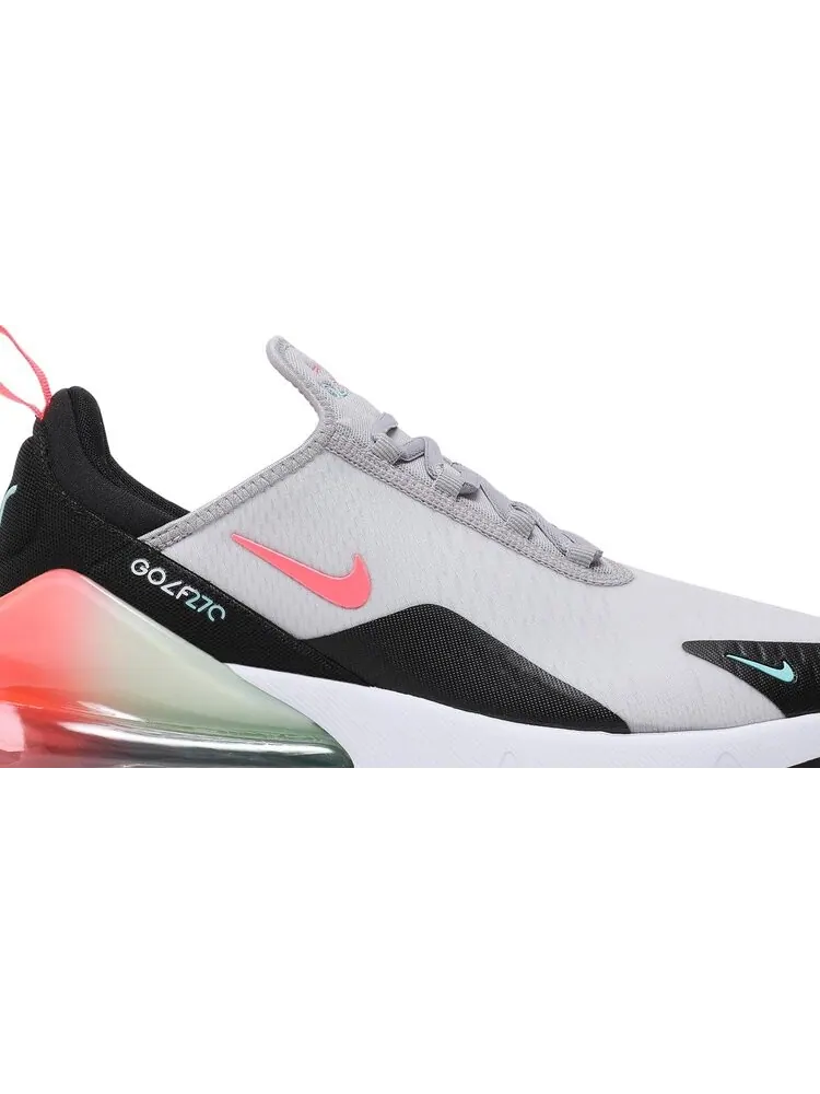 Кроссовки Nike Air Max 270 Golf 'Atmosphere Grey Hot Punch' — изображение 2 из 8, серый