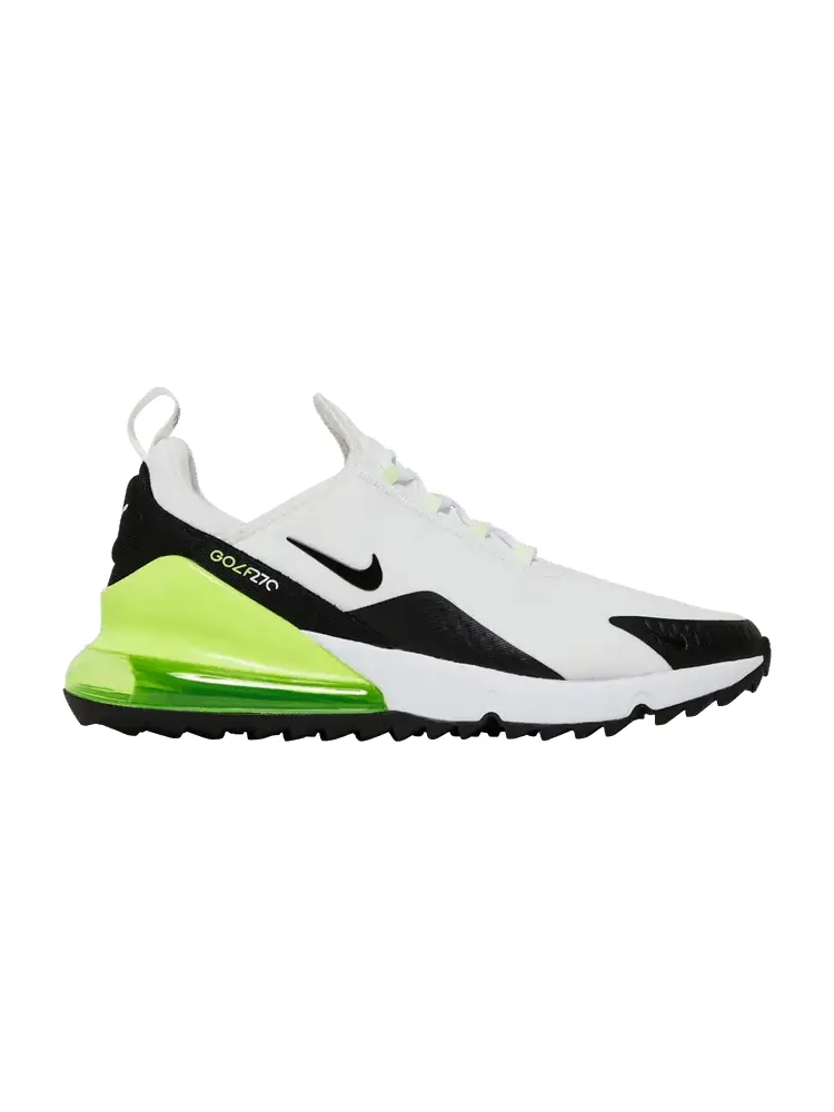 Кроссовки Nike Air Max 270 Golf 'White Volt' — изображение 1 из 9, белый/черный
