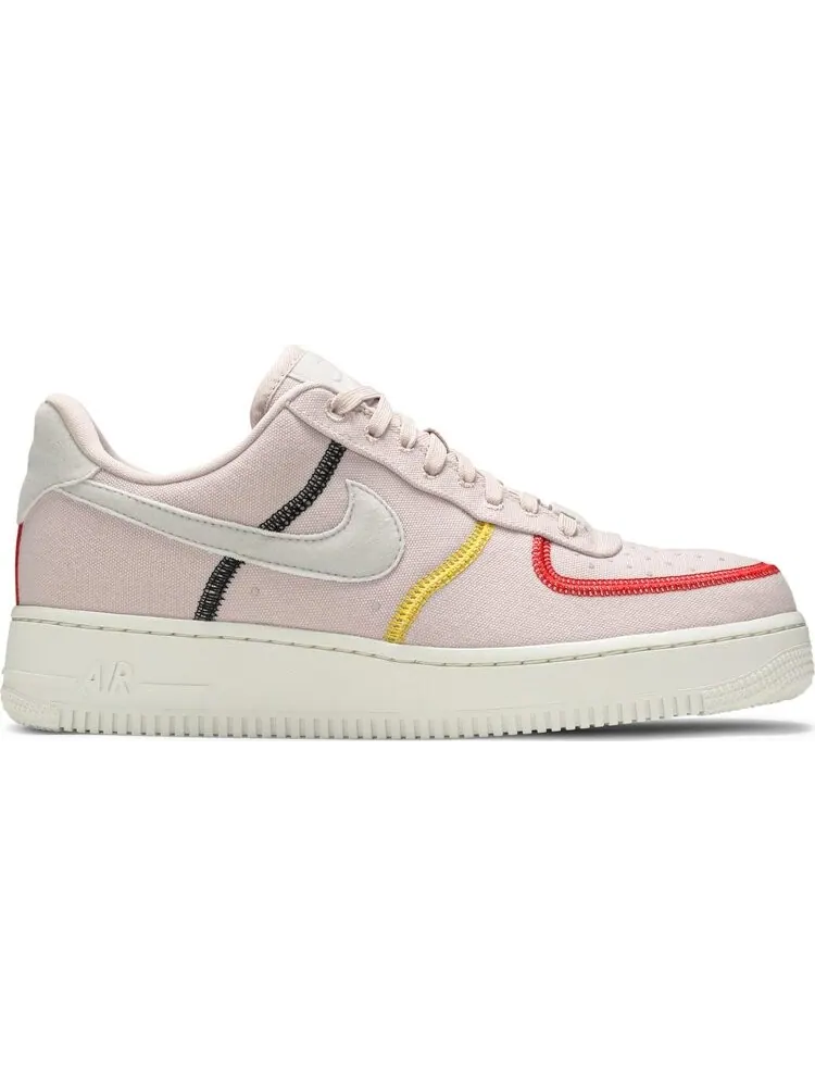 Кроссовки Nike Wmns Air Force 1 '07 Low LX 'Stitched Canvas - Siltstone Red' — изображение 1 из 8, красный