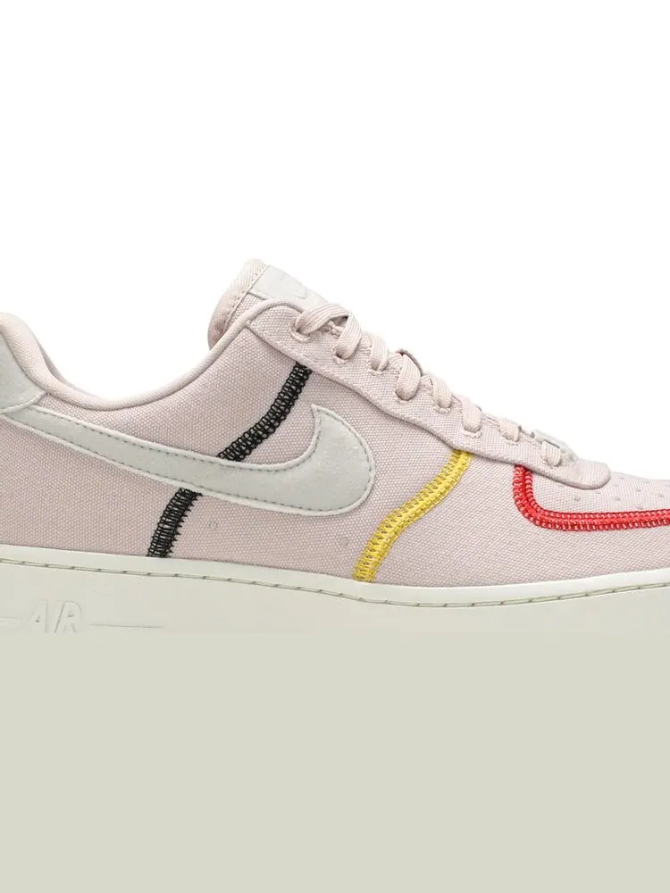 Кроссовки Nike Wmns Air Force 1 '07 Low LX 'Stitched Canvas - Siltstone Red' — изображение 2 из 8, красный