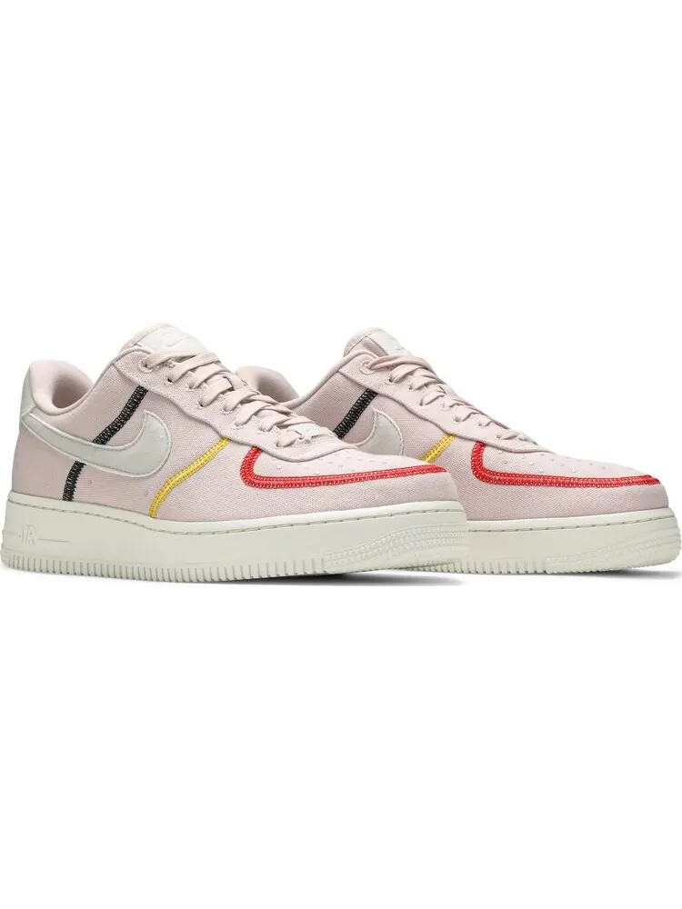Кроссовки Nike Wmns Air Force 1 '07 Low LX 'Stitched Canvas - Siltstone Red' — изображение 8 из 8, красный