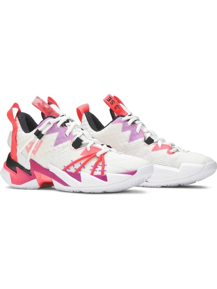 Кроссовки Jordan Why Not Zer0.3 SE PF Flash Crimson — изображение 8 из 8, бежевый