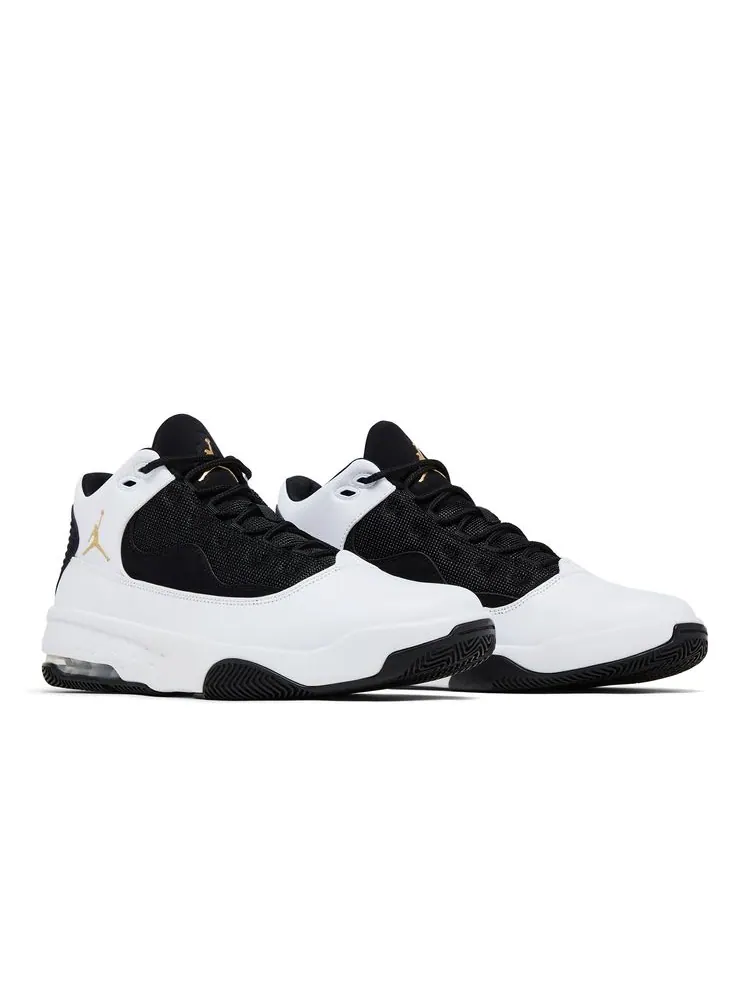Кроссовки Jordan Max Aura 2 'White Black Gold' — изображение 8 из 8, белый черный золотистый