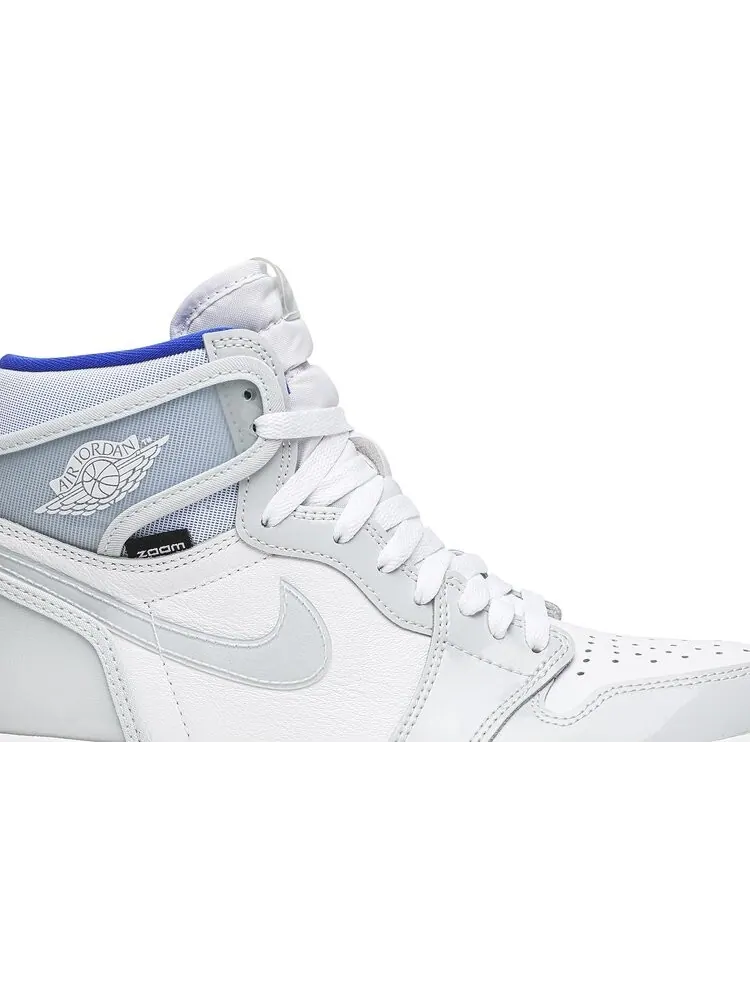 Кроссовки Air Jordan 1 High Zoom Racer Blue — изображение 2 из 8, белый