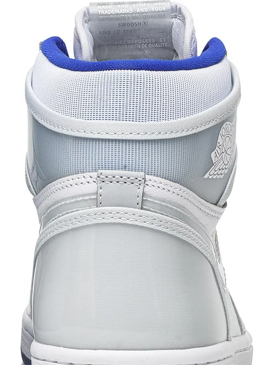 Кроссовки Air Jordan 1 High Zoom Racer Blue — изображение 7 из 8, белый