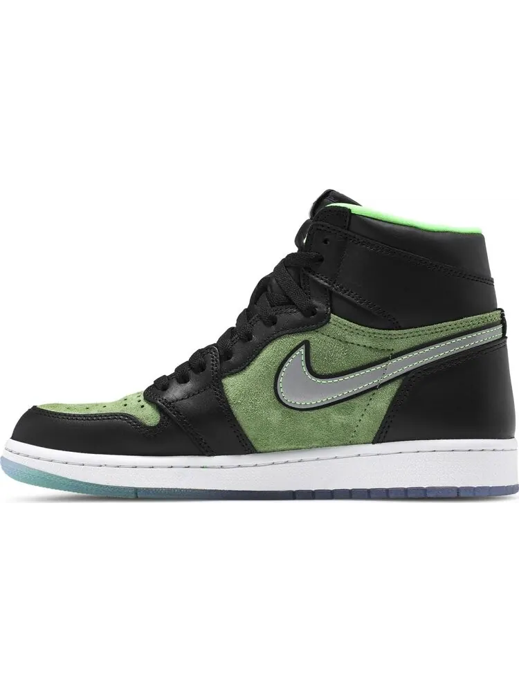 Кроссовки Air Jordan 1 High Zoom Zen Green — изображение 3 из 8, зеленый
