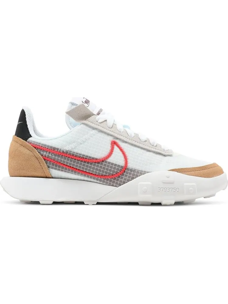 Кроссовки Nike Wmns Waffle Racer 2X 'White Bright Crimson' — изображение 1 из 8, белый
