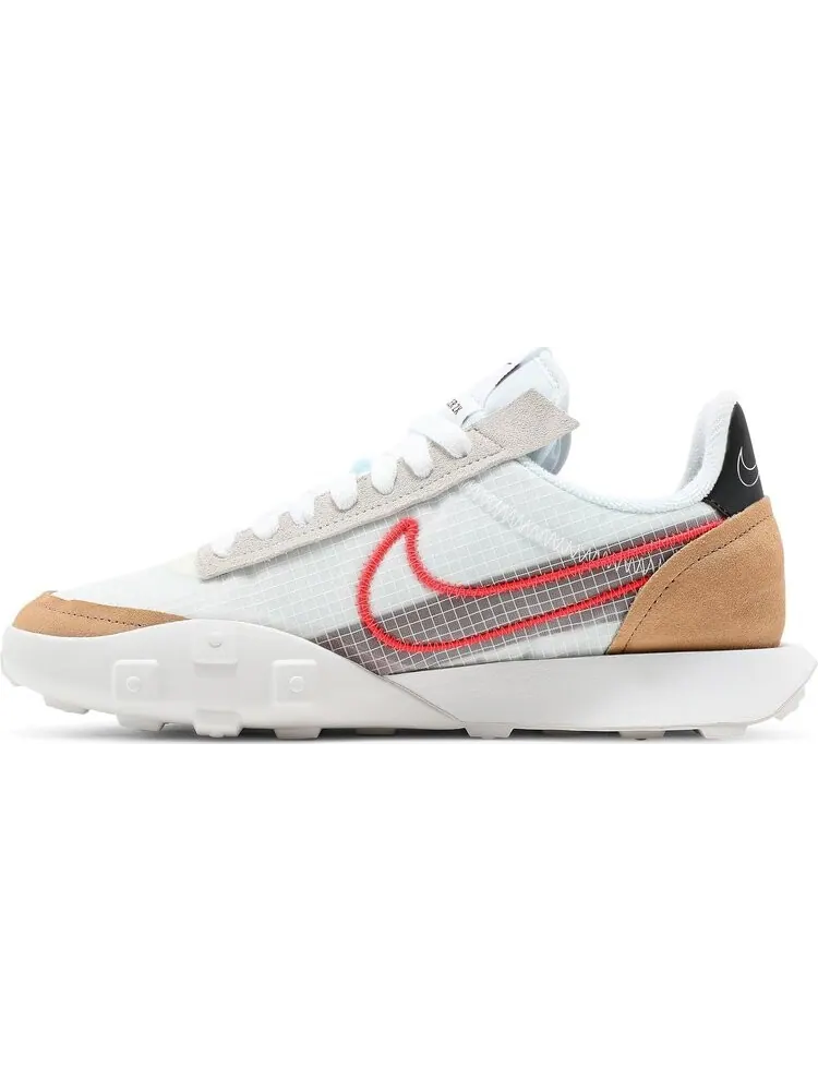 Кроссовки Nike Wmns Waffle Racer 2X 'White Bright Crimson' — изображение 3 из 8, белый