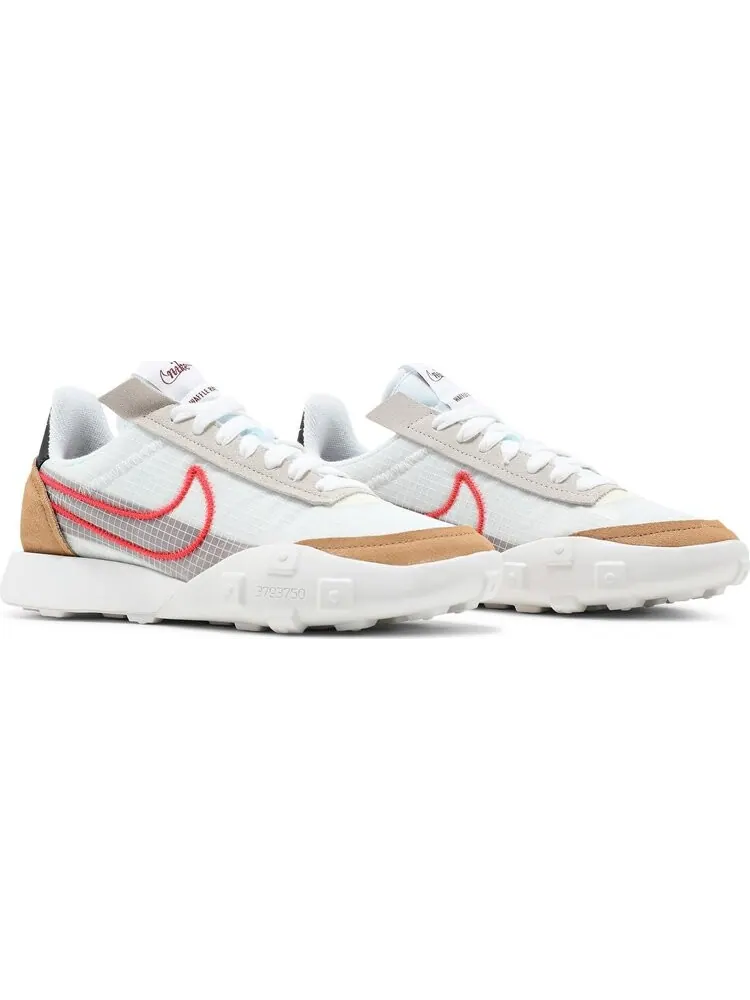 Кроссовки Nike Wmns Waffle Racer 2X 'White Bright Crimson' — изображение 8 из 8, белый