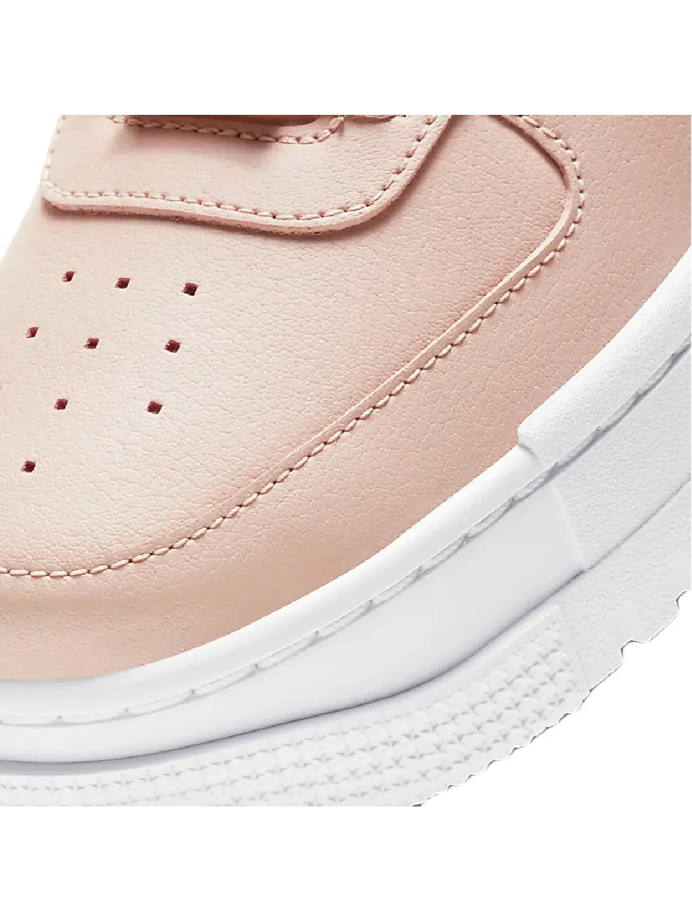Кроссовки Nike Air Force 1 Pixel — изображение 7 из 8, белый/розовый