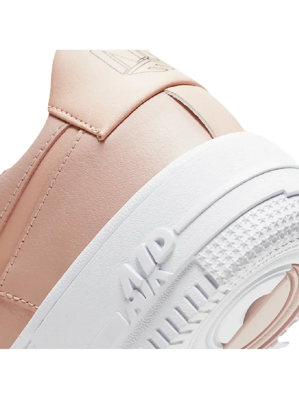 Кроссовки Nike Air Force 1 Pixel — изображение 8 из 8, белый/розовый