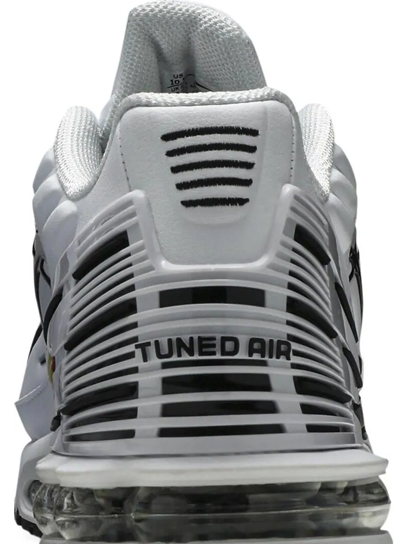 Кроссовки Nike Air Max Plus 3 Leather 'White Black' — изображение 7 из 8, белый