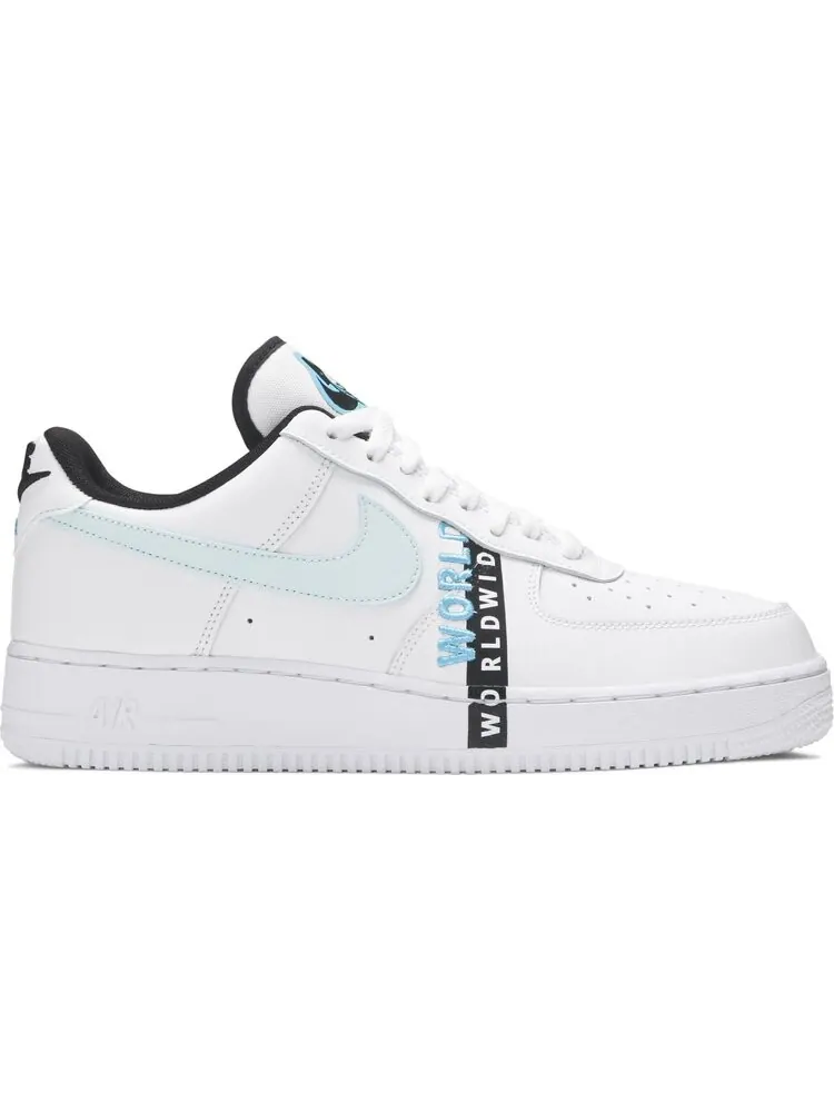 Кроссовки Nike Air Force 1 '07 LV8 'Worldwide Pack - Glacier Blue' — изображение 1 из 8, белый