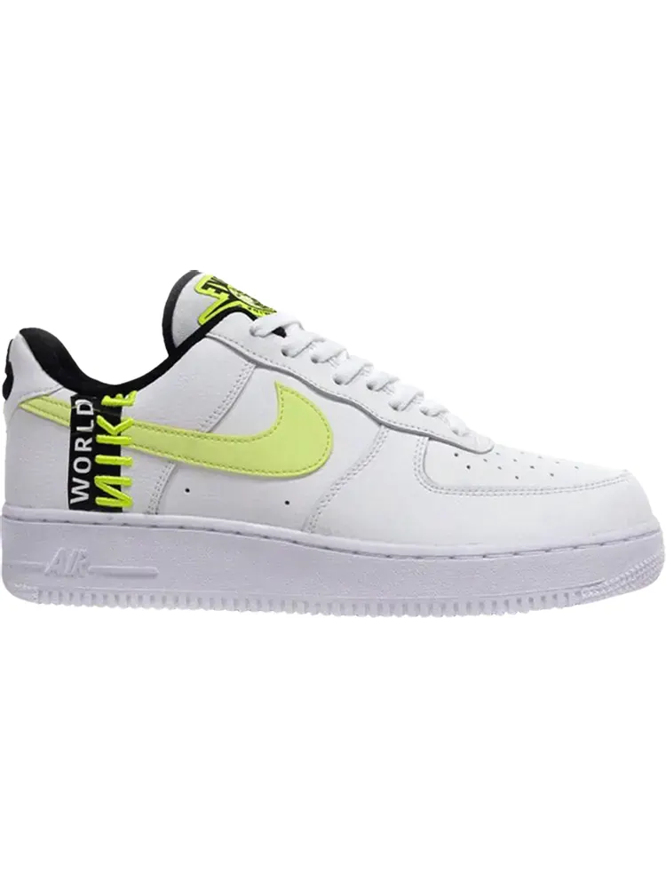 Кроссовки Nike Air Force 1 '07 LV8 'Worldwide Pack - Volt' — изображение 1 из 1, белый