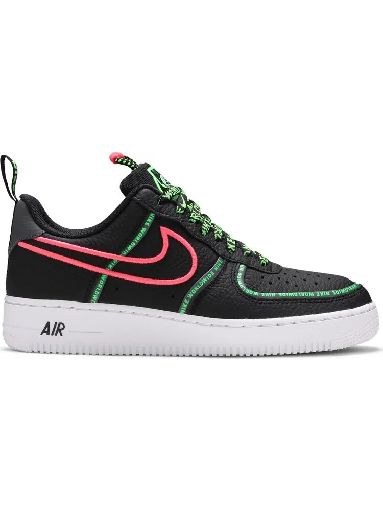 Кроссовки Nike Air Force 1 '07 Premium 'Worldwide Pack - Black Green Strike' — изображение 1 из 8, черный