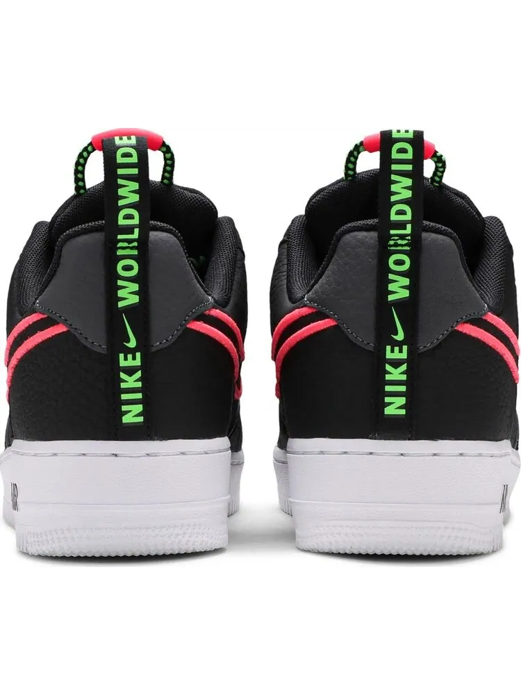 Кроссовки Nike Air Force 1 '07 Premium 'Worldwide Pack - Black Green Strike' — изображение 6 из 8, черный