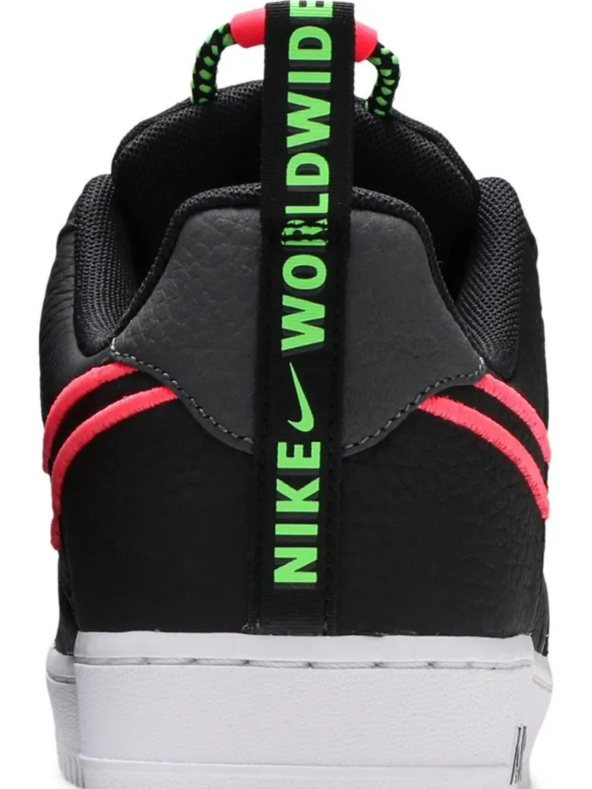 Кроссовки Nike Air Force 1 '07 Premium 'Worldwide Pack - Black Green Strike' — изображение 7 из 8, черный