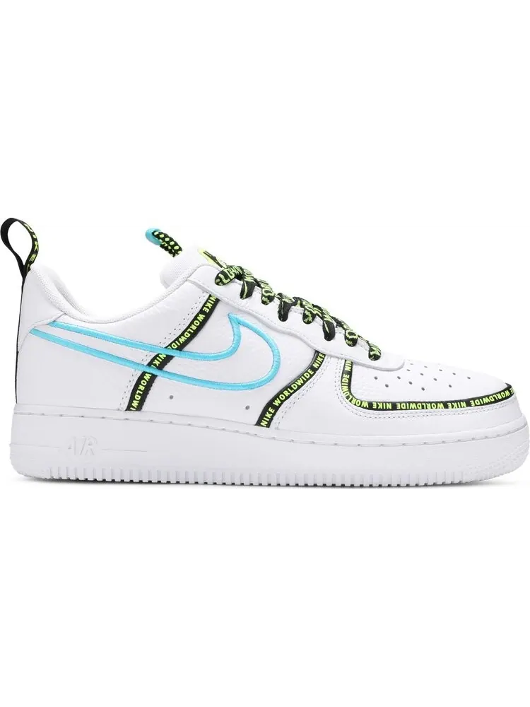 Кроссовки Nike Air Force 1 '07 Premium 'Worldwide Pack - Blue Fury' — изображение 1 из 8, белый