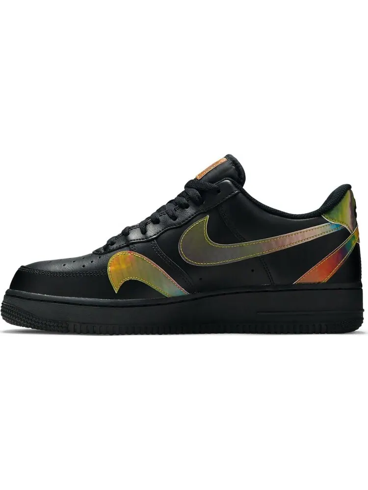 Кроссовки Nike Air Force 1 Low 'Misplaced Swoosh - Black' — изображение 3 из 8, черный