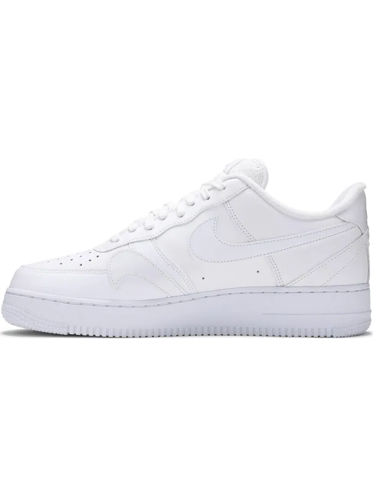 Кроссовки Nike Air Force 1 '07 LV8 'Misplaced Swoosh - Triple White' — изображение 3 из 8, белый